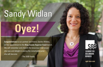 Congratulations Sandy!