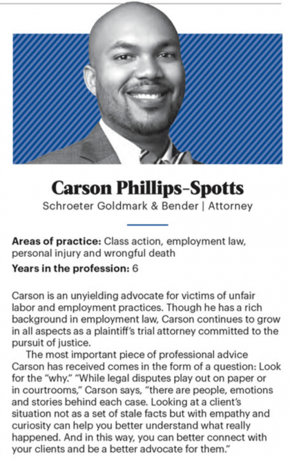 Carson Phillips-Spotts Featured in the PSBJ's Next Gen in Law